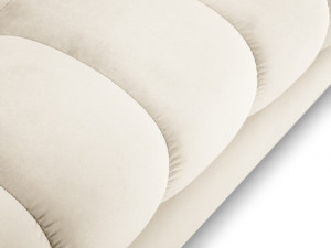 Coltar tapitat Bali 5 locuri velvet/picioare negre – L293 x l185 x h75 - Img 6