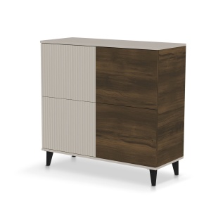 Comoda Random 2 KM-2 casmir/nuc/negru L100 cm - Img 2