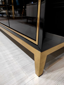 Consola Rennes negru/gold – H100 cm - Img 3