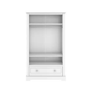 Dulap Marylou alb cu 2 sertare H174,6 cm - Img 2