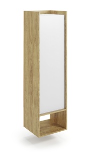 Dulap modular Mobius 1D natur/alb – H179 cm - Img 6