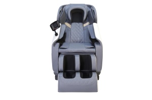 Fotoliu cu functie de masaj si incalzire Solaria crem/gri H105 cm - Img 12