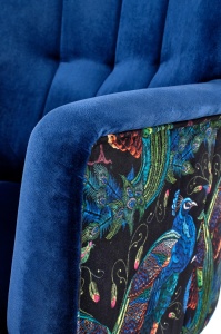 Fotoliu Pagoni velvet bleumarin - H95 cm - Img 19