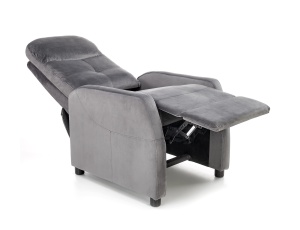 Fotoliu recliner Felipe 2 velvet gri H103 cm - Img 14