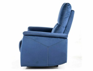 Fotoliu recliner Neptun velvet bleumarin Blu86 - Img 3
