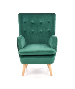 Fotoliu tapitat Ravel Velvet verde – H100 cm - Img 16