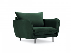 Fotoliu tapitat Vienna velvet/picioare negre – L95 x l92 x h95 cm - Img 4