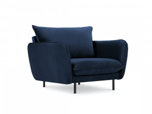 Fotoliu tapitat Vienna velvet/picioare negre – L95 x l92 x h95 cm - Img 13