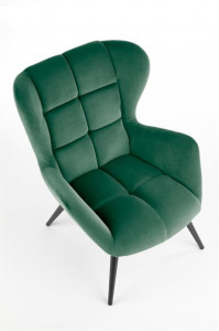 Fotoliu Tyrion velvet verde H91 cm - Img 2