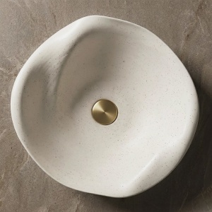 Lavoar ceramic pentru blat REA HM-34B Handmade ART - Img 6