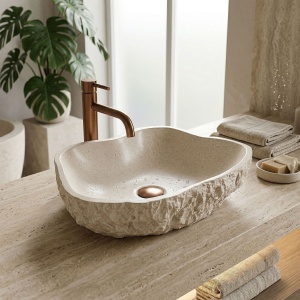 Lavoar pe blat Isla Warm Beige - Img 6