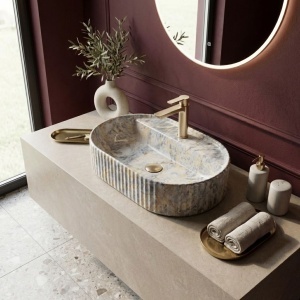 Lavoar pe blat Rea Marcela 60 Ruststone - Img 2
