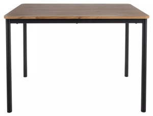 Masa City stejar artizan/negru L110xl75 cm - Img 2