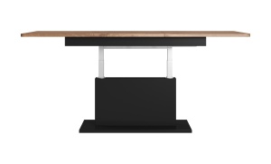 Masa extensibila Busetti stejar wotan/negru mat L126-167 cm - Img 4