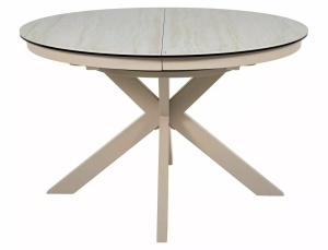 Masa extensibila Porto Ceramic bej mat/cașmir L120-160xl120 cm - Img 2