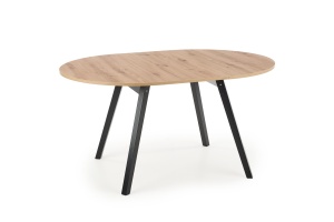 Masa extensibilă Ruben stejar artizan/negru – L102-142 x l102 x h73 cm - Img 15