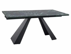 Masa extensibila Salvadore Ceramic VERDE ALPI/negru mat L160-240 cm - Img 5