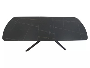 Masa extensibila Vector neagra L180(220)x90 cm - Img 2