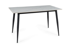 Masa Rion alb/negru L130xl70 cm