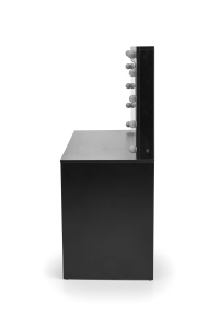 Masuta de toaleta cu oglinda si LED Hollywood XL - Negru - Img 7