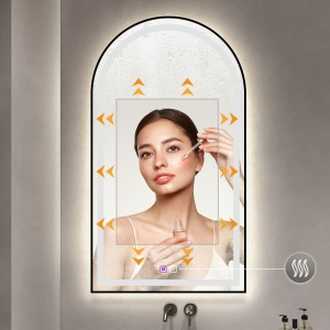 Oglinda LED 60x100 cm Dash neagra - Img 6