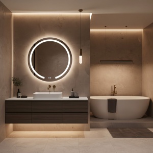 Oglindă LED 90cm Modern - Img 7