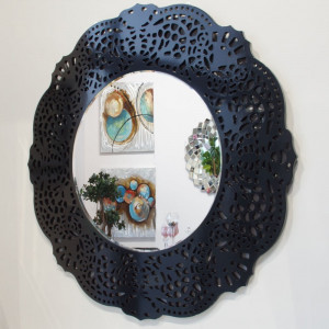 Oglinda rotunda Orsini – Ø110 x h110 cm - Img 2