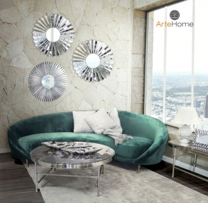 Oglinda rotunda Violett Silver – Ø90 cm - Img 3