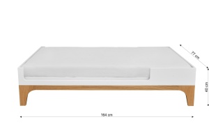 Patut pentru copii multifunctional UP! alb 70×120 cm - Img 6