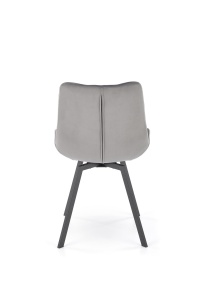Scaun catifea K519 velvet gri - Img 3
