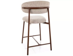 Scaun de bar Elton H-2 Noelle bej 30 / nuc - Img 2