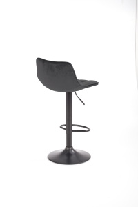 Scaun de bar H95 velvet gri - Img 11