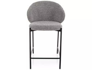 Scaun de bar Kioto H-2 gri 254 / negru mat