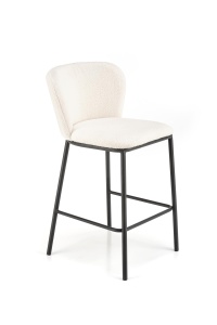 Scaun de bar plusat H-119 crem - Img 7