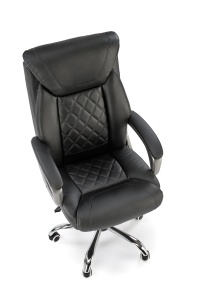 Scaun de birou Helder piele ecologica negru H120 cm - Img 3
