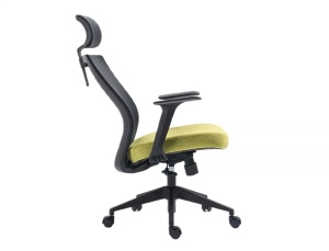Scaun de birou Q328H negru/verde - Img 2