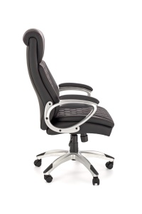 Scaun de birou Thomas piele ecologica negru H122 cm - Img 7