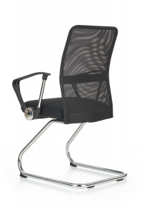 Scaun de birou Vire Skid negru H97 cm - Img 5