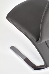 Scaun K188 piele ecologica negru - Img 7
