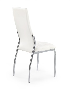 Scaun K209 piele ecologica alb - Img 6