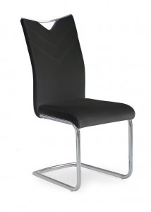 Scaun K224 piele ecologica negru - Img 1