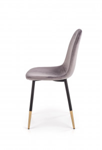 Scaun K379 velvet gri - Img 3