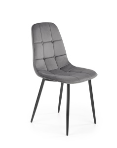 Scaun K417 velvet gri - Img 3