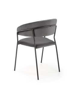Scaun K426 Velvet Gri – l57 x A54 x H79 cm - Img 6