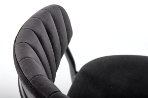 Scaun K426 Velvet Negru – l57 x A54 x H79 cm - Img 7