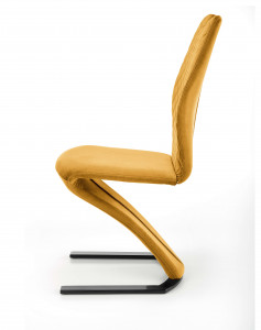 Scaun K442 velvet mustariu - Img 2