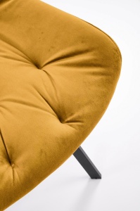 Scaun K519 velvet mustariu - Img 8