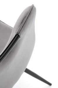 Scaun K521 velvet gri - Img 9