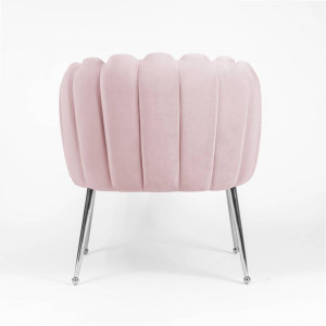 Scaun Lili roz/silver – H81 cm - Img 2
