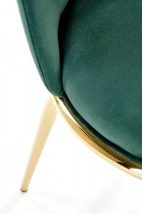 Scaun tapitat K460 – Verde/Gold - Img 5
